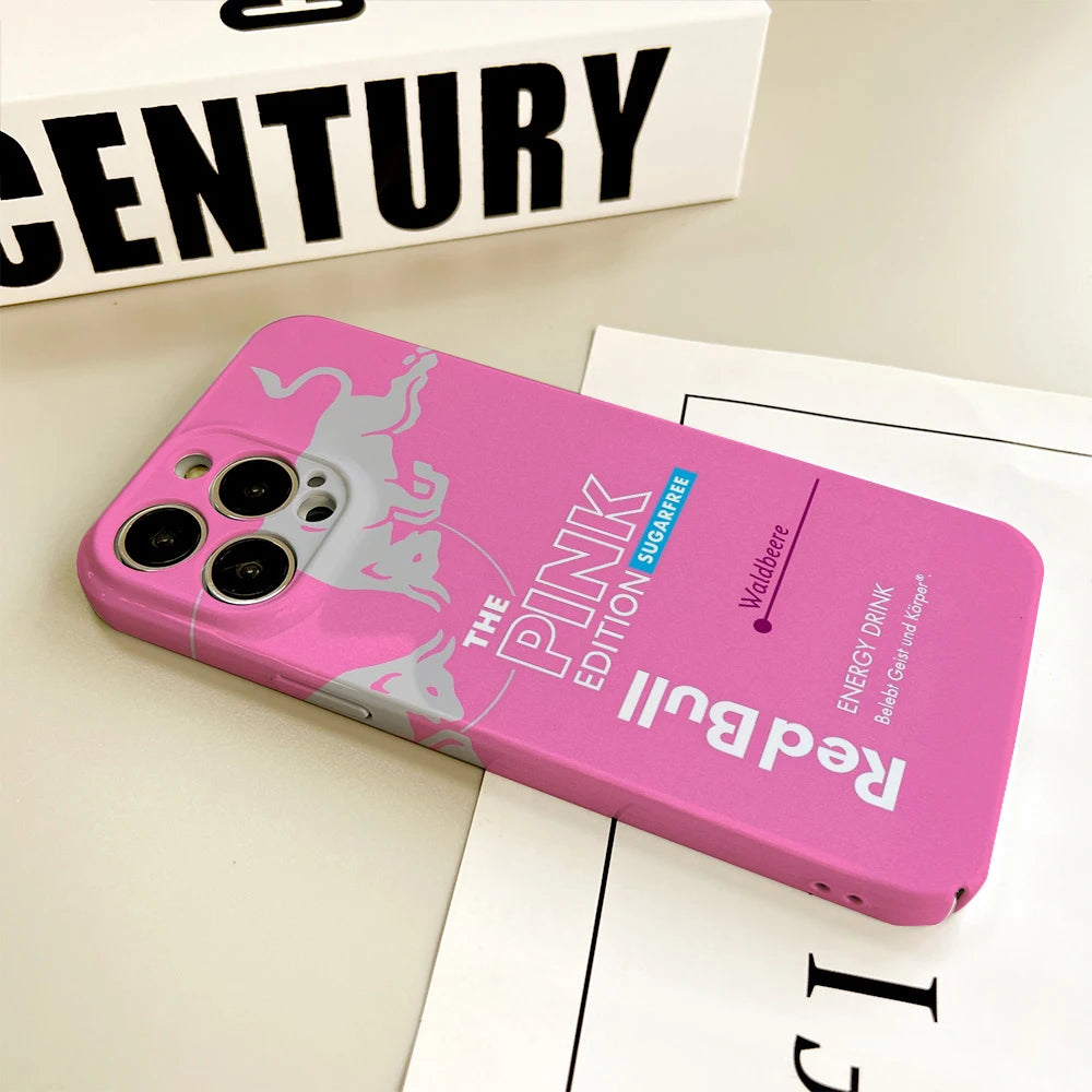 IPHONE : Coque Rose Red Bull – L'Énergie au Bout des Doigts